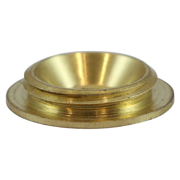 TIMcoThreaded Screw Caps Solid Brass Satin