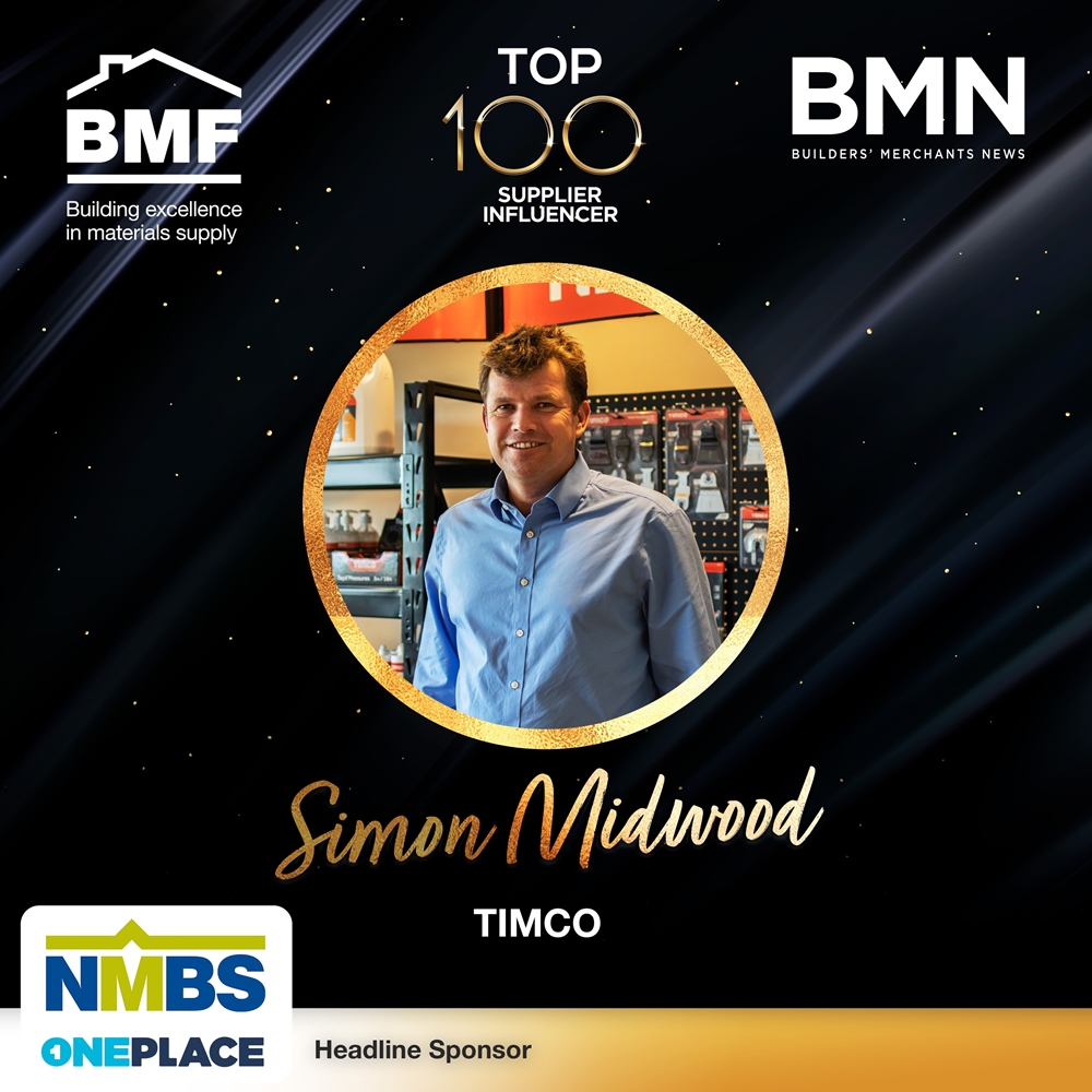 Chairman Simon Midwood nominated as a Top 100 Supplier Influencer