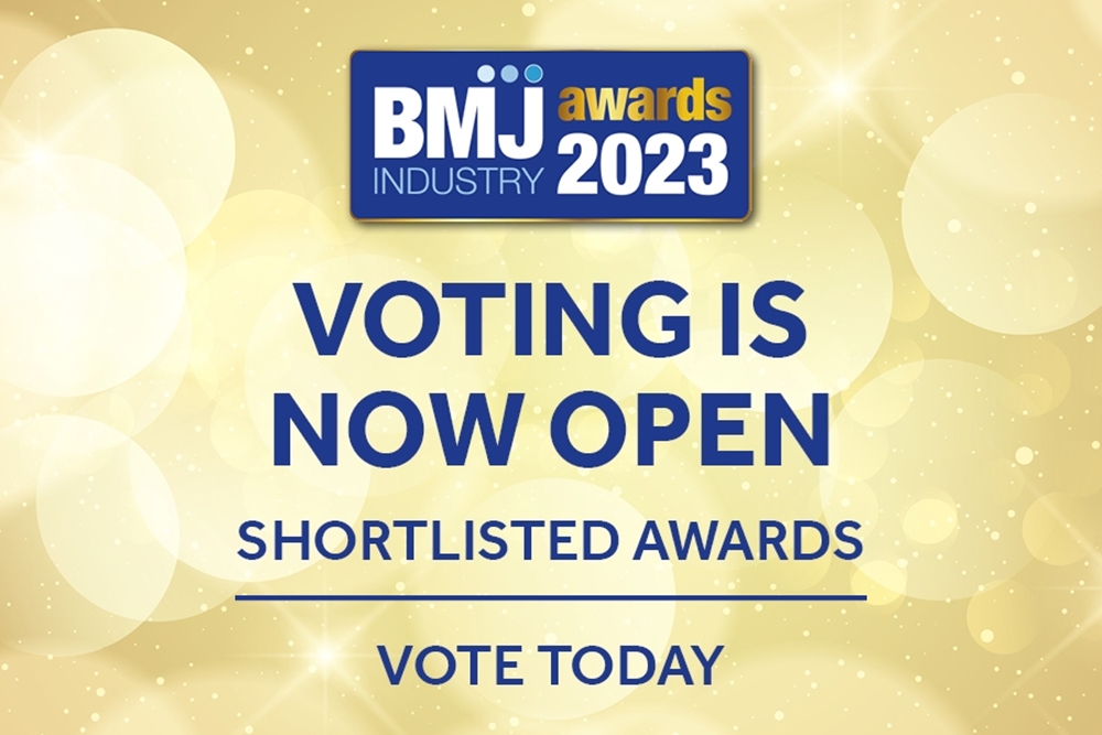 TIMCO is shortlisted in three categories at the BMJ Industry Awards 2023